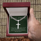 Men's Cross on a Chain for Baptism