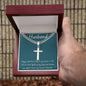 Husband Cross Pendant with a Chain
