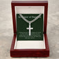 Men's Cross on a Chain for Baptism