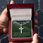 Men's Cross on a Chain for Baptism