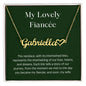Graceful Elegance: Personalized Name Necklace Fiancée