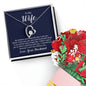 Heart Necklace and Flowers the Ultimate Valentine's Day Gift