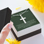SImple Cross Baptism Necklace
