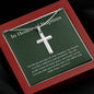 SImple Cross Baptism Necklace