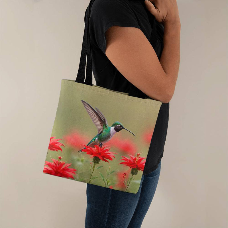 Hummingbird Tote Bag for Spring