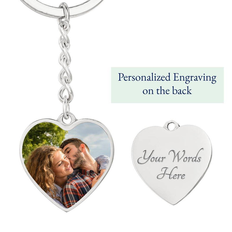 Key to My Heart Persoanlized Keychain